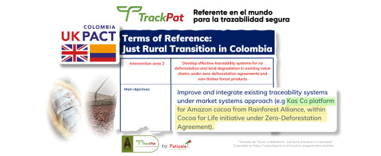 Patiyala, TrackPat es la referencia para el mundo en trazabilidad para el sector Agropecuario de Colombia